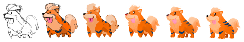 Illustration for article titled Give way for Growlithe! Pokemon One a Day!